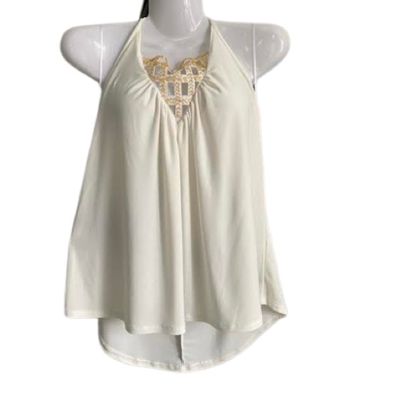 Cream Halter deb - Picture 3 of 13